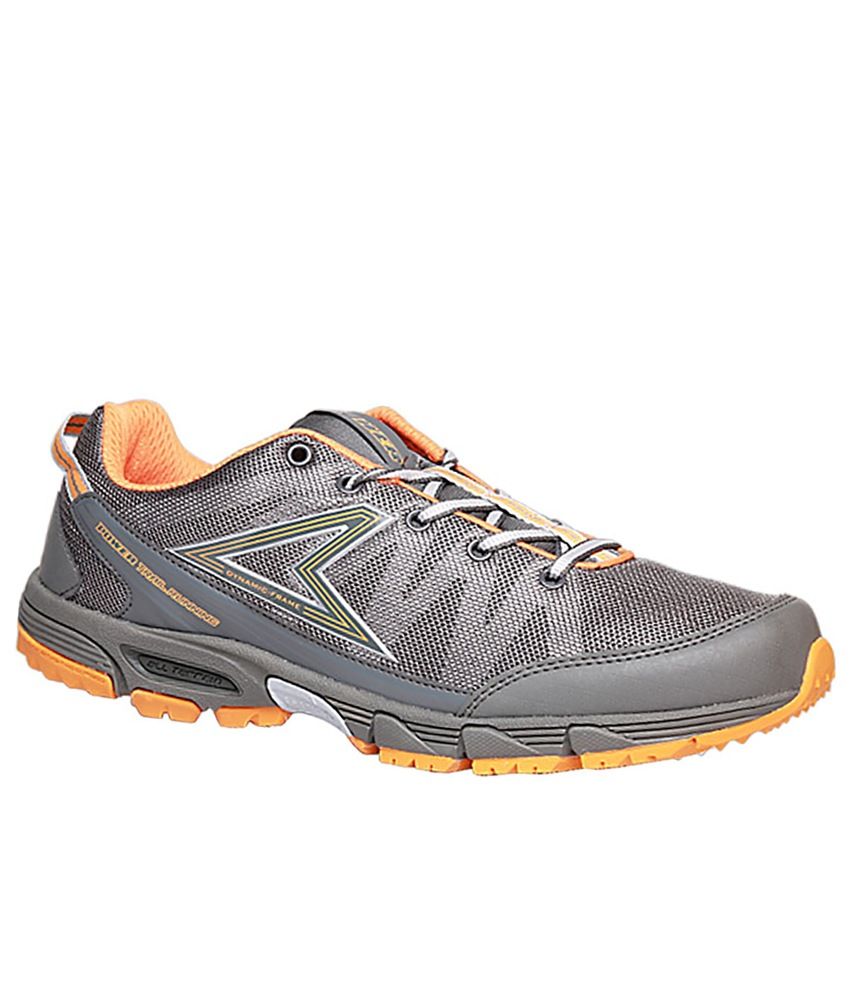 power grey running shoes for men
