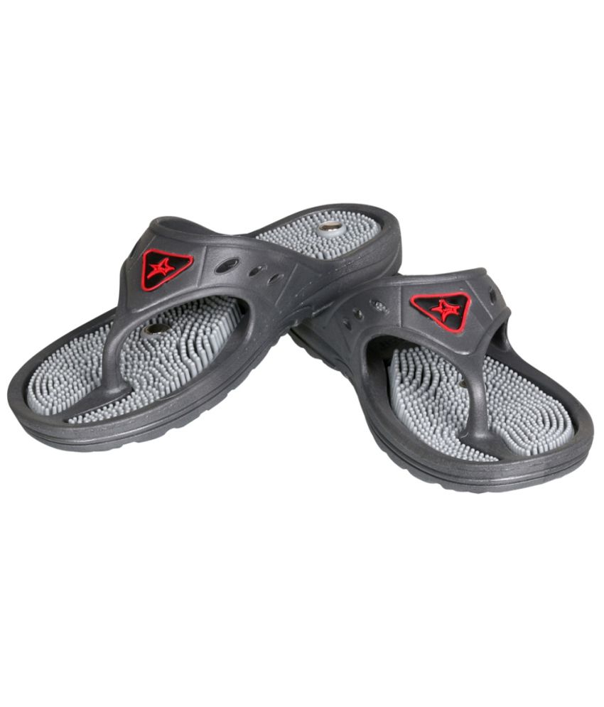 UniStar Robust Gray Slippers Price in India Buy UniStar Robust Gray