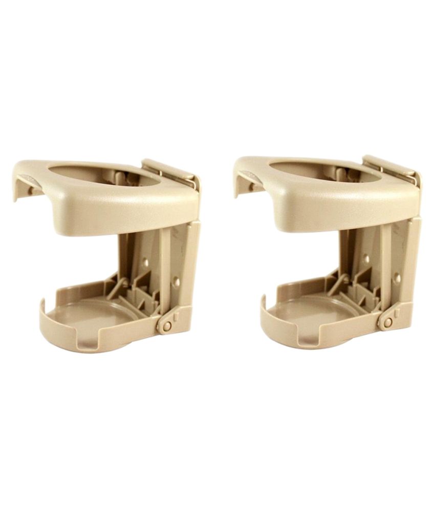 Autostark Car Bottle Holder For Hyundai Verna Fluidic Set Of 2 (beige