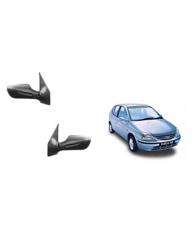 Speedwav Car Manual Side Rear View Mirror Assembly Set Of 2 Tata Indica