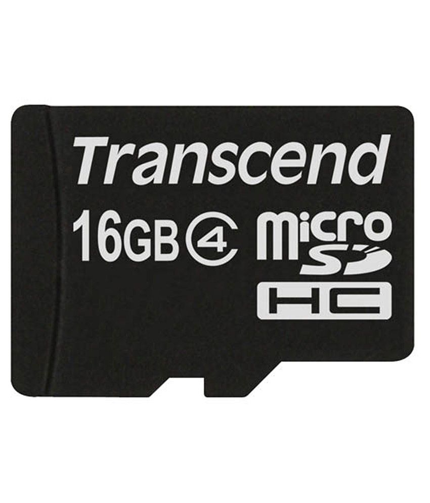    			Transcend 16gb Micro Sdhc Memory Card - Class 4