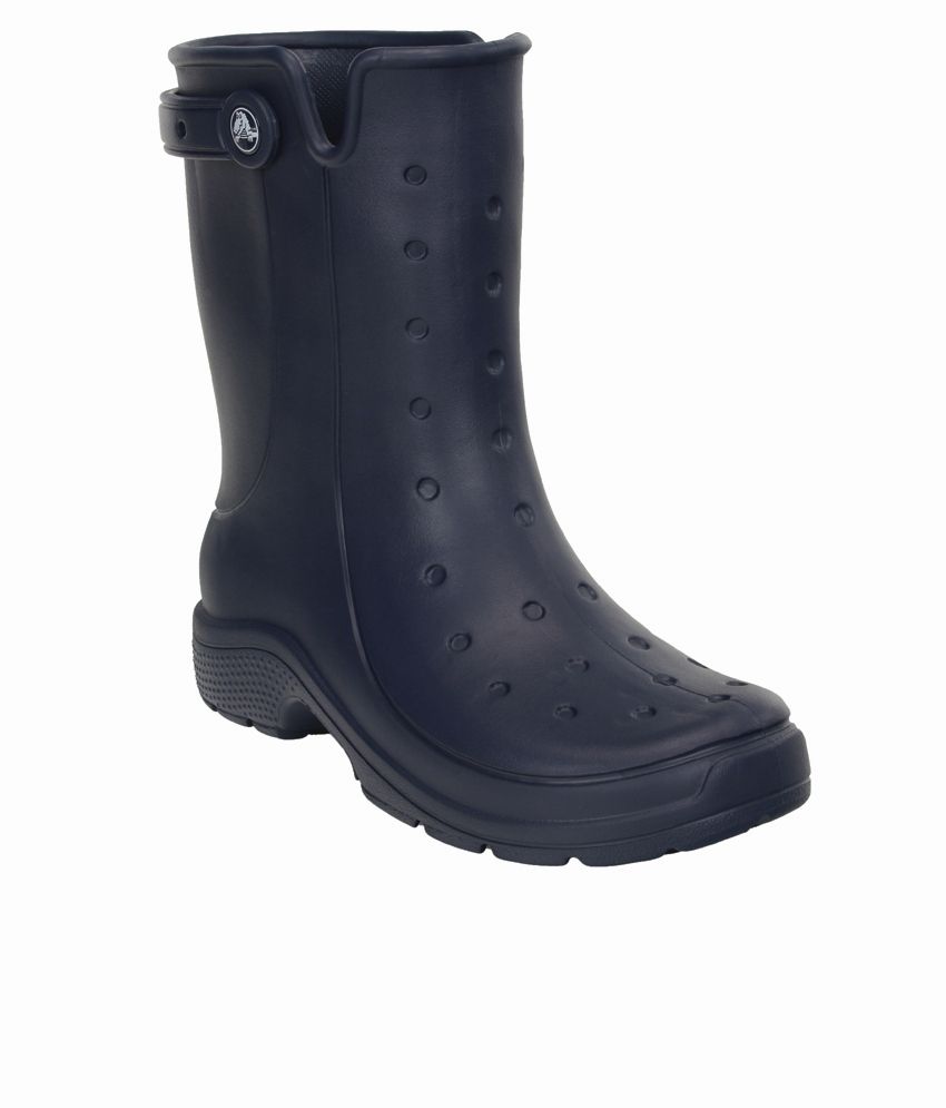 Crocs Reny II Navy Roomy Fit Boots 