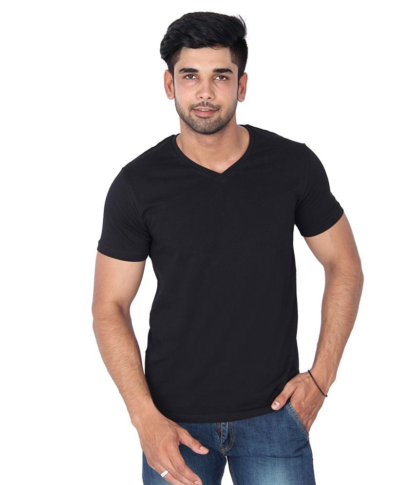 Nod'R Black Cotton T Shirt - Buy Nod'R Black Cotton T Shirt Online at ...