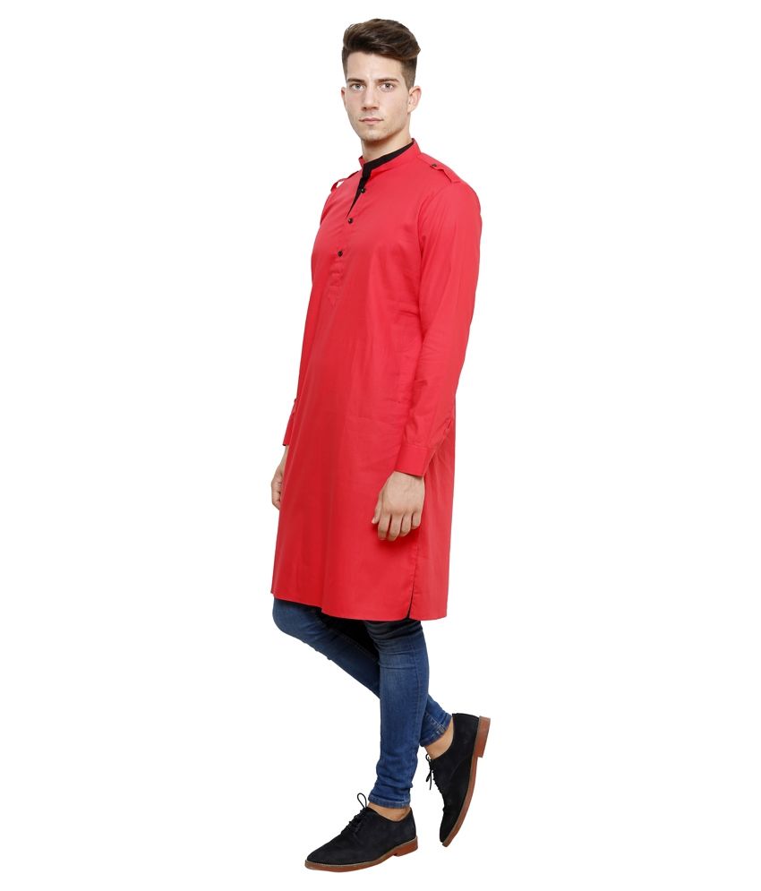 n-f-clothing-red-casual-cotton-long-kurta-buy-n-f-clothing-red-casual