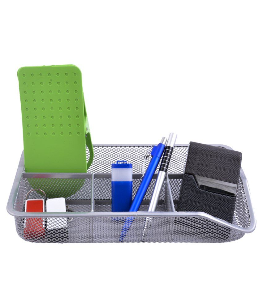 Callas White Metal Desk Organizer Tray At Best In Callas White Metal Desk Organizer Tray