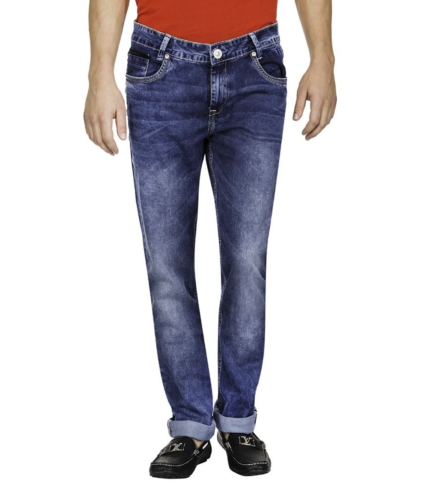Mufti Blue Slim Fit Jeans - Buy Mufti Blue Slim Fit Jeans Online at Best Prices in India on Snapdeal