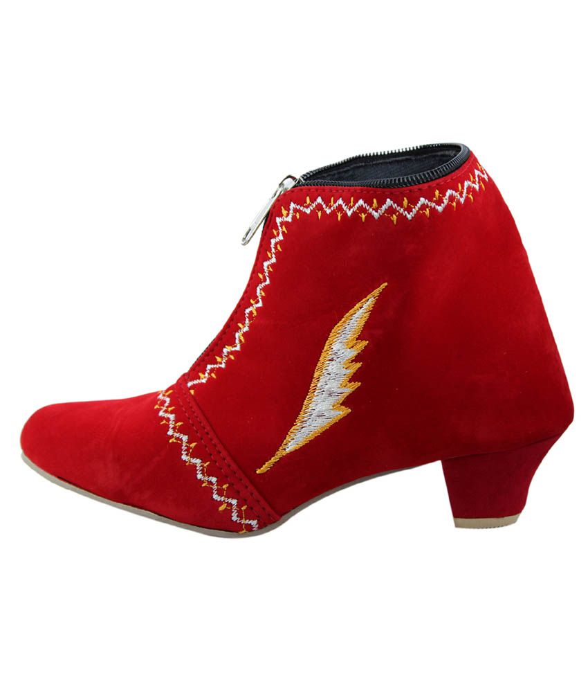 Faith Red Boots For Kids Price in India 