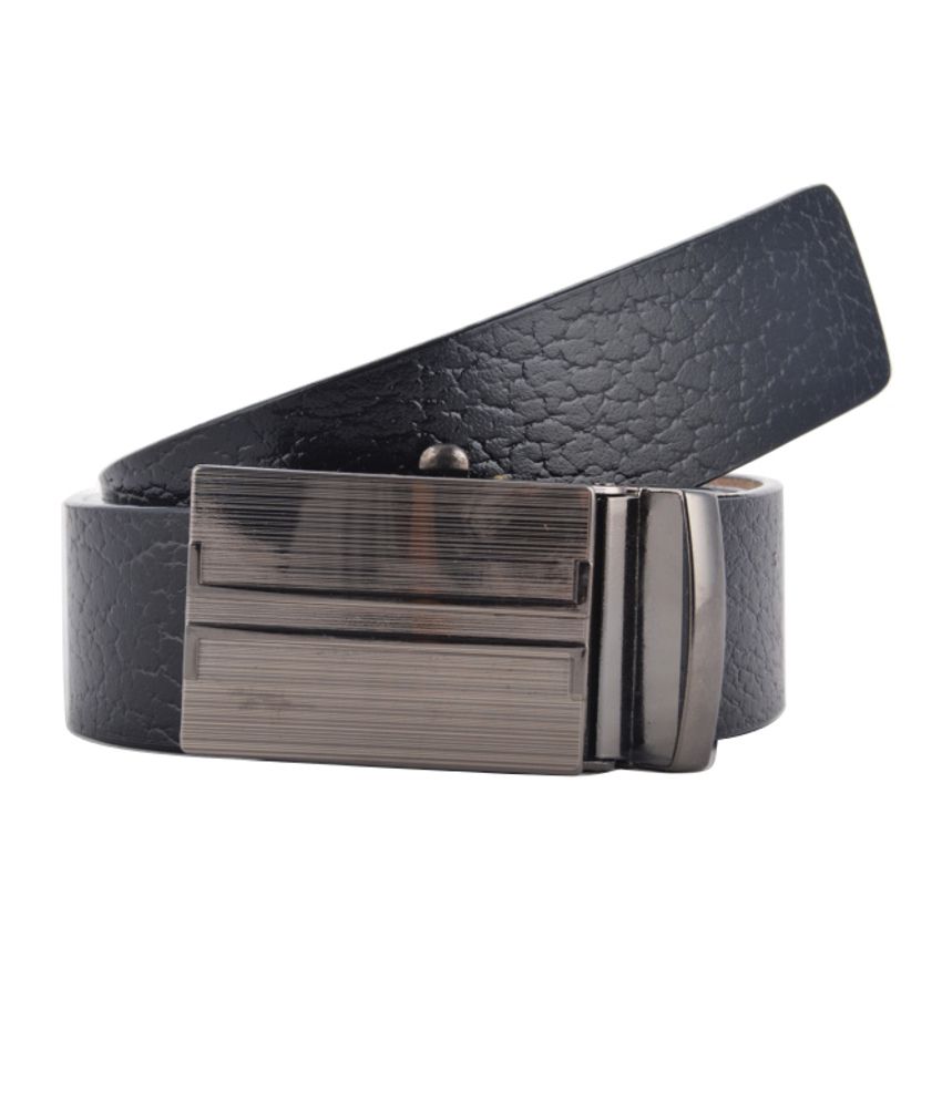 Genuine Leather Belt Black Leather Formal Belt: Buy Online at Low Price ...