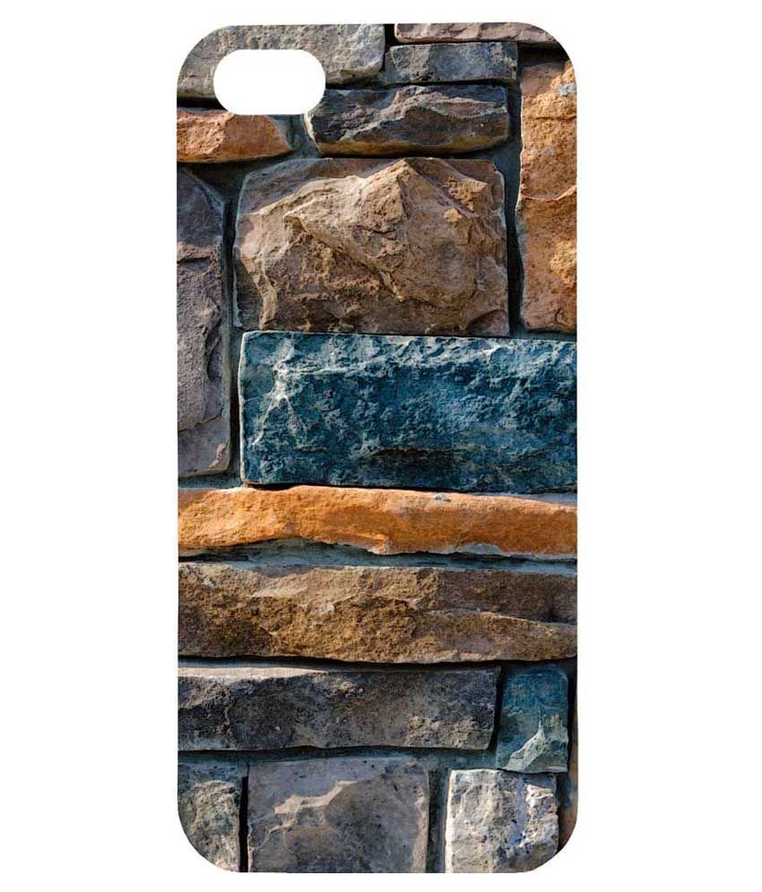 Casotec Back Cover For Apple iPhone 5 / 5SMulticolour Plain Back