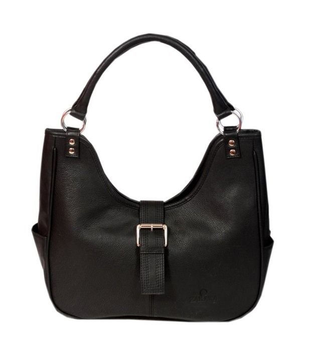 Buy Zakara Black Leather Shoulder Bags at Best Prices in India - Snapdeal