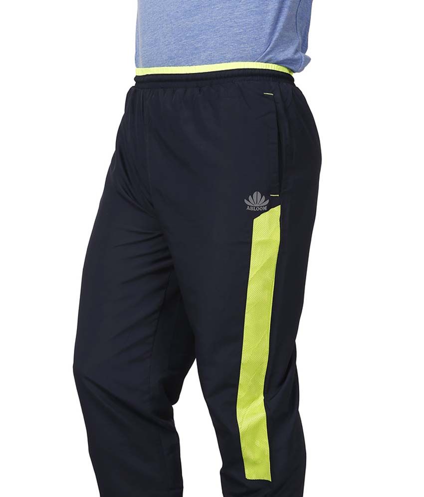 navy polyester pants