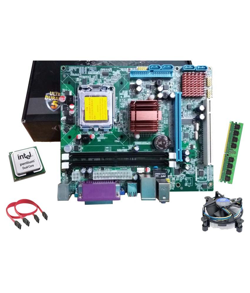 Maxsonic Motherboard Kit, Dual Core, 1GB Grid (HiSpeed) DDR2 RAM,Intel