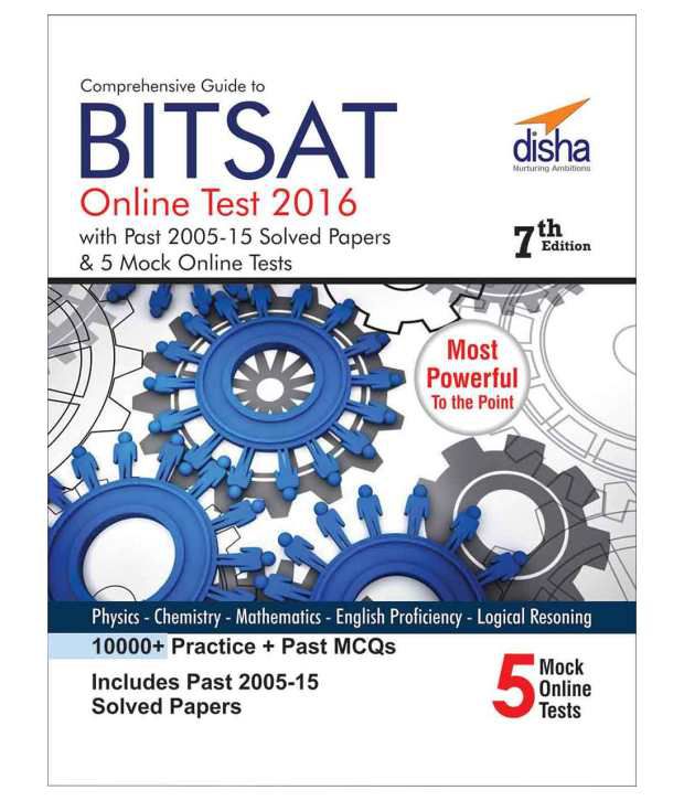     			Comprehensive Guide to BITSAT Online Test 2016 with Past 2005-2015 Solved Papers & 5 Mock Online Tests Paperback (English) 2016