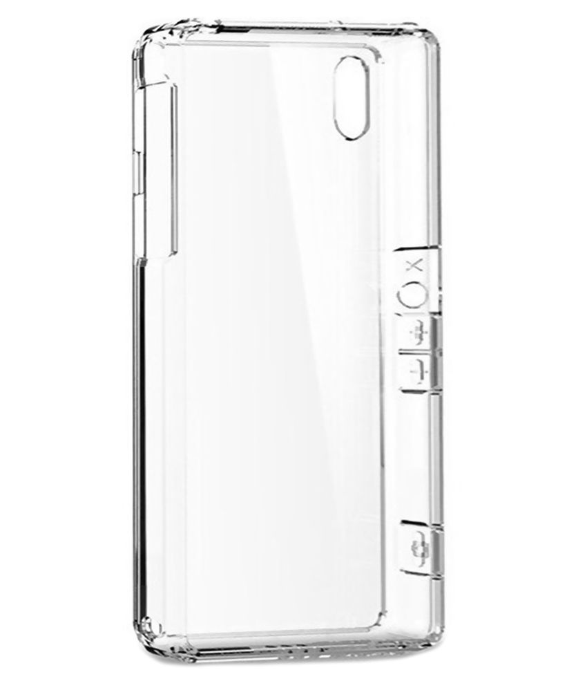 Ofm Silicon Soft Back Cover For Intex Aqua Star 2HD Transparent Plain Back Covers Online at