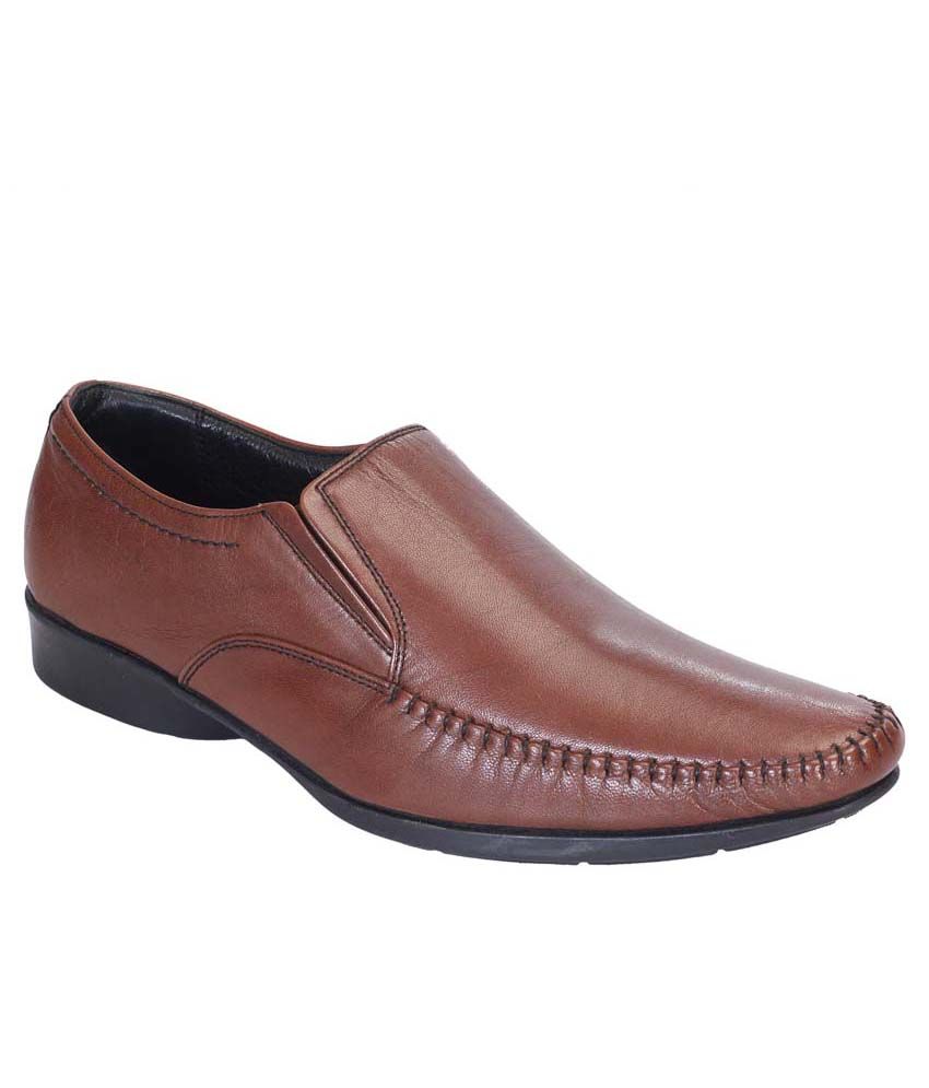 Atlas Shoes Brown Formal Shoes Price in India- Buy Atlas Shoes Brown ...