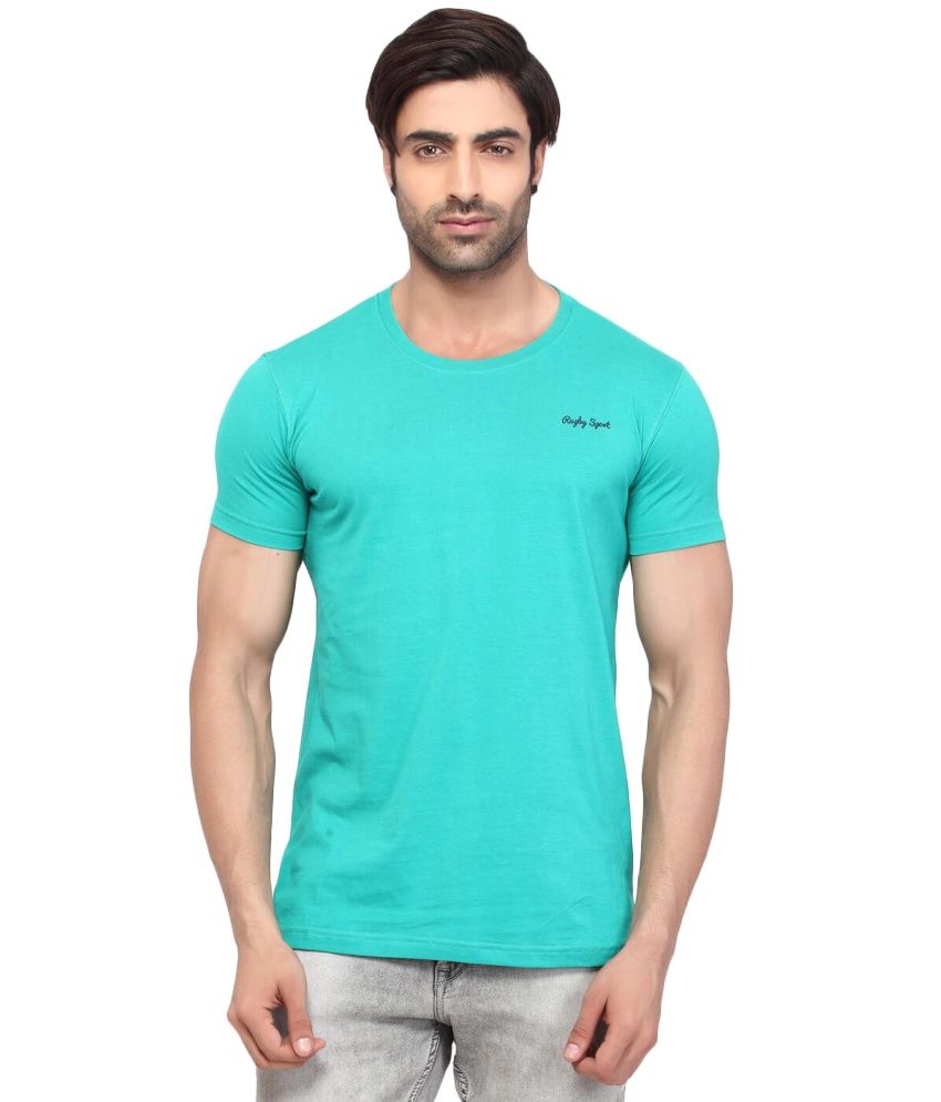 green cotton t shirt