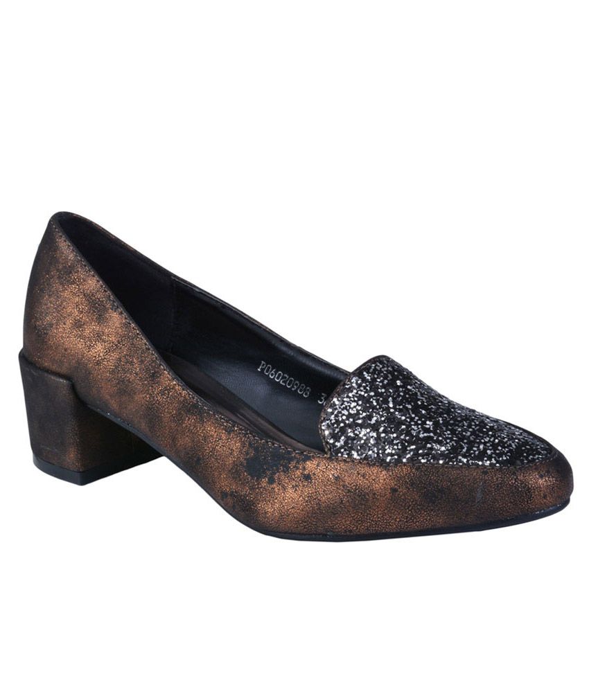 brown block heels wide fit