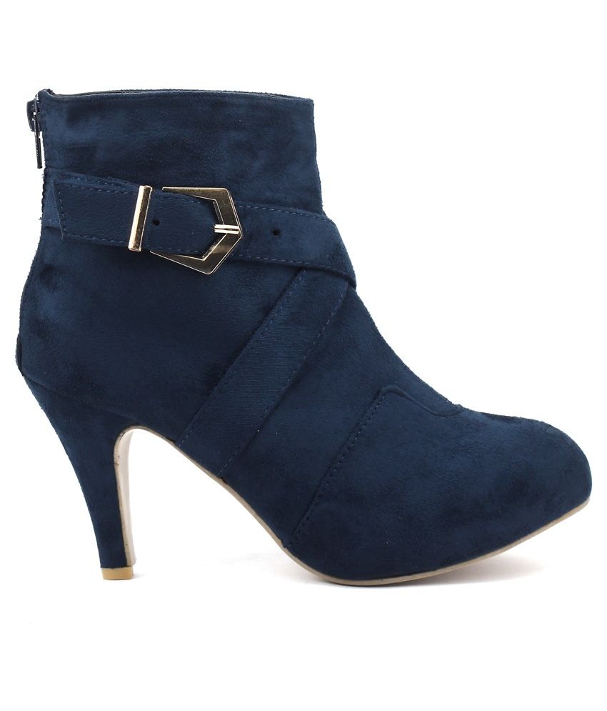 navy slouch boots