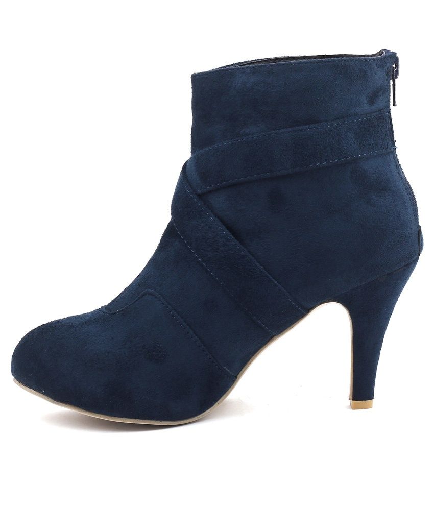 navy slouch boots