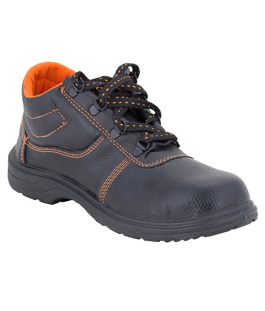 Buy Hillson Black Safety Shoes Online 