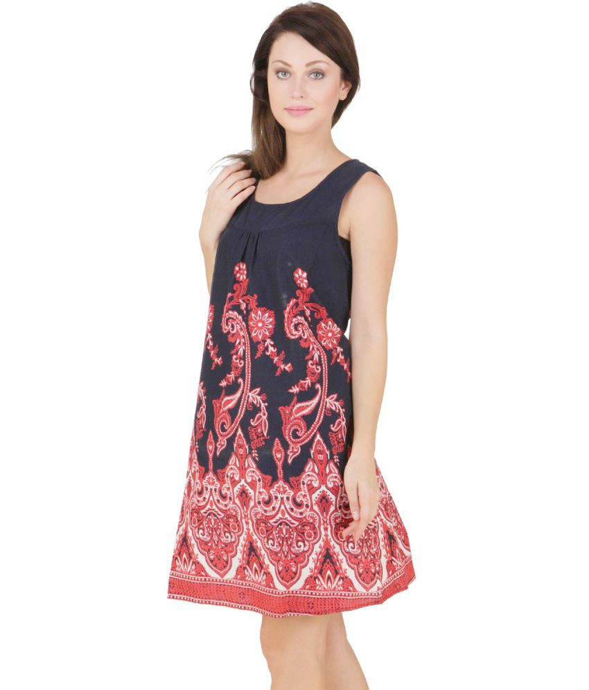 Mind The Gap Red Cotton Dresses - Buy Mind The Gap Red Cotton Dresses ...