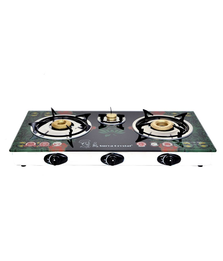 Surya Crystal SC3 3 Burners Automatic Price in India Buy Surya