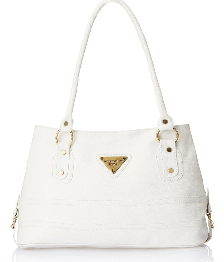 Fostelo White Shoulder Bags - Buy Fostelo White Shoulder Bags Online at Best Prices in India on ...