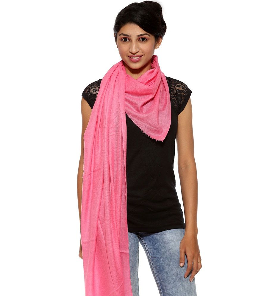 Covet Pink Pashmina Silk Shawls Price In India - Buy Covet Pink ...