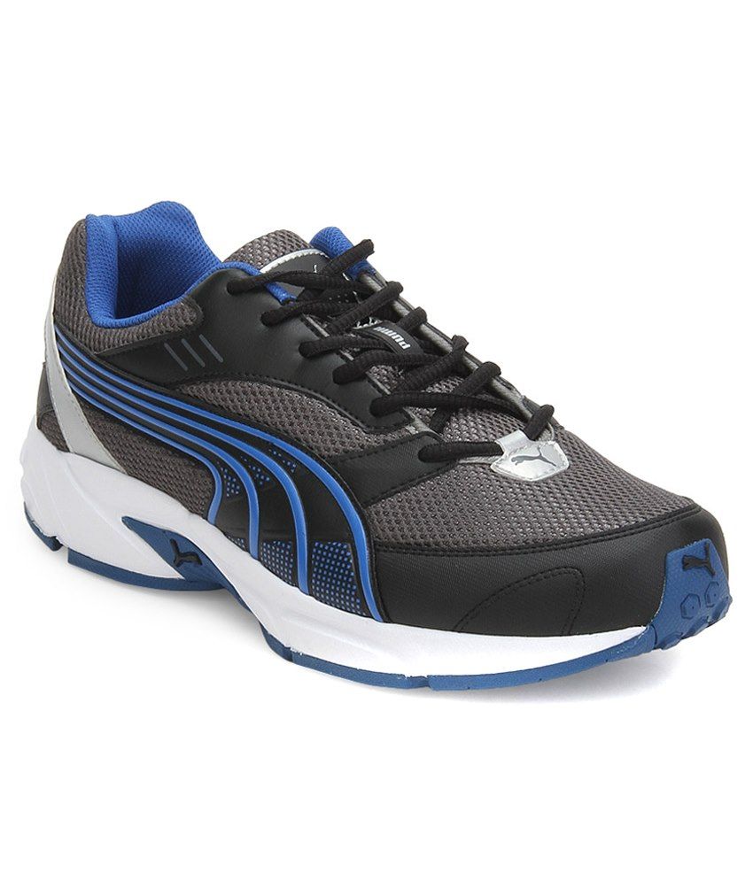 Puma Gray & Black Sports Shoes - Buy Puma Gray & Black Sports Shoes ...