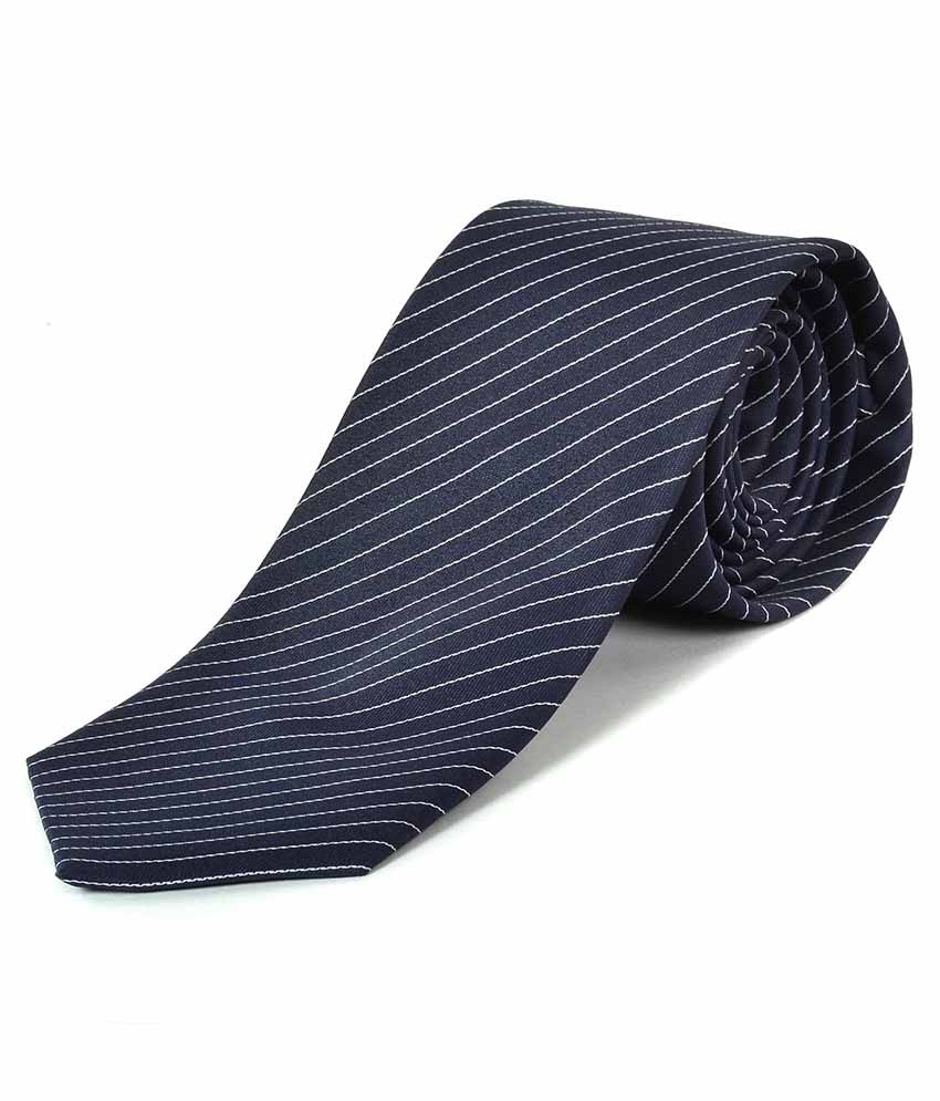     			Greyon Blue Silk Neck Tie