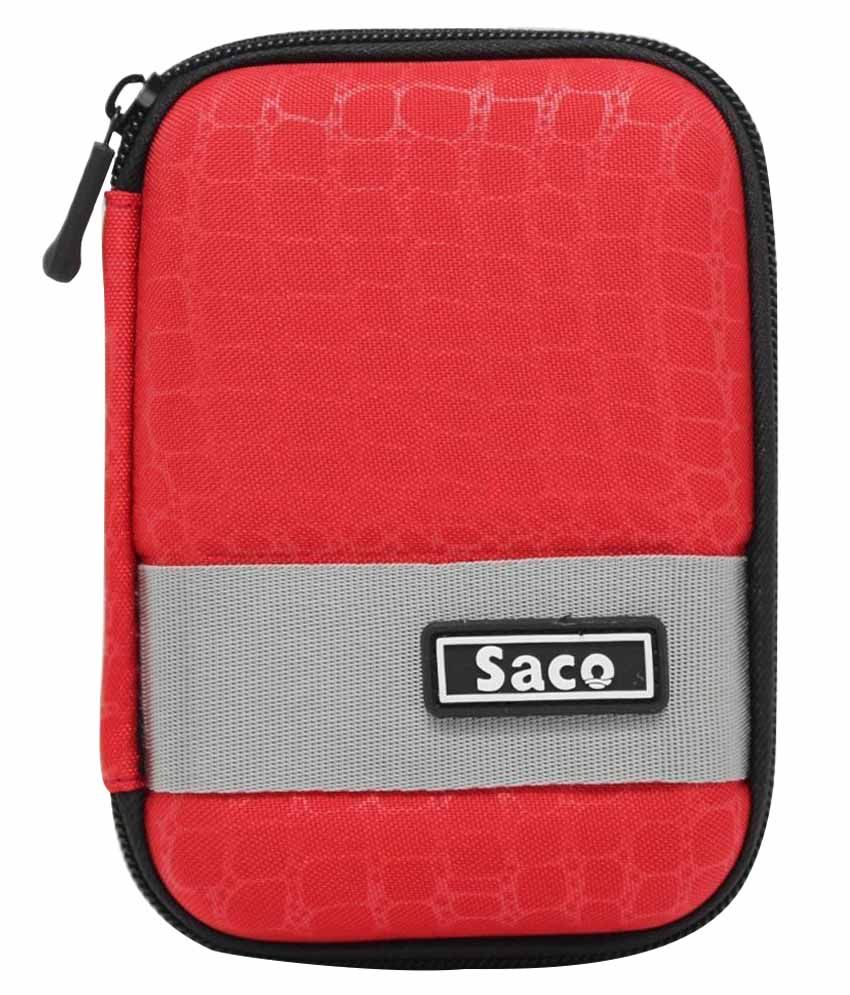 Saco Red External Hard disk External hard disk case Buy Saco Red
