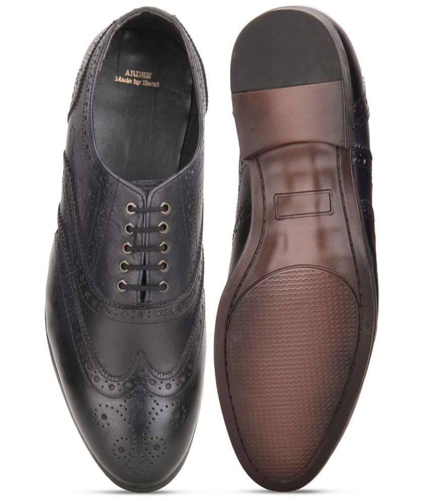 ARDEN Black Formal Shoes Price in India- Buy ARDEN Black Formal Shoes ...