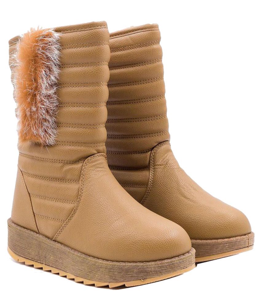 beige boots wide fit