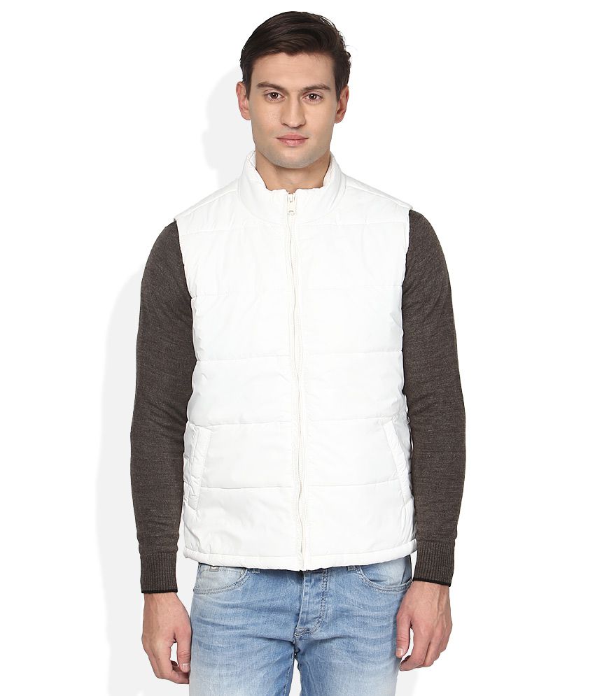 Numero Uno White Casual Jacket - Buy 