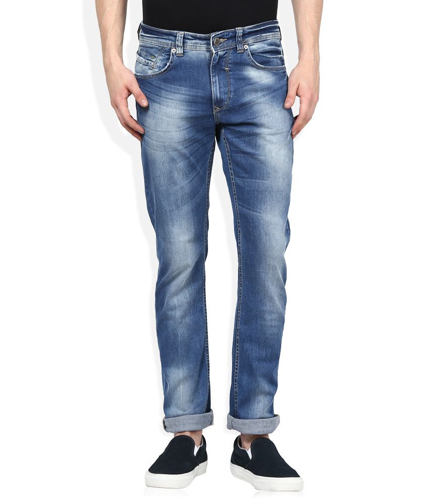 spykar slim men blue jeans