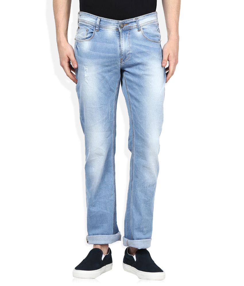 spykar regular men blue jeans