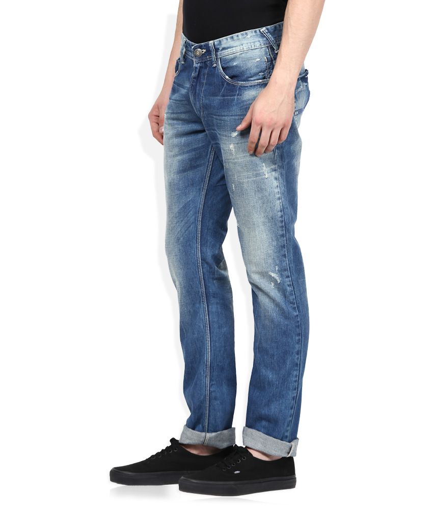 spykar slim men blue jeans