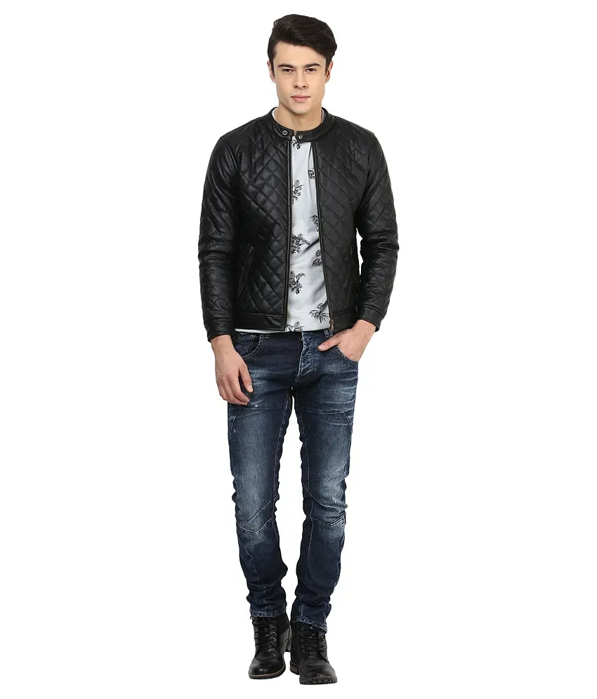 Atorse leather outlet jacket