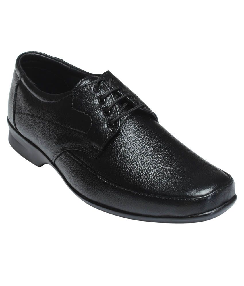 K.c Anand Traders Black Formal Shoes 