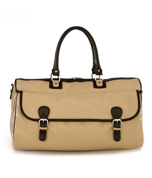 Download Mboss Cream Leather Duffle Bag - Buy Mboss Cream Leather ...