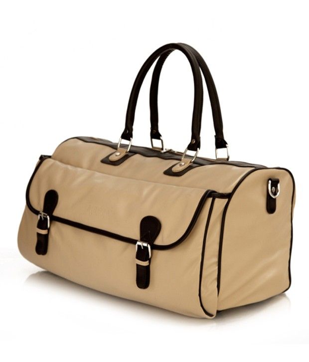 Mboss Cream Leather Duffle Bag - Buy Mboss Cream Leather Duffle Bag ...