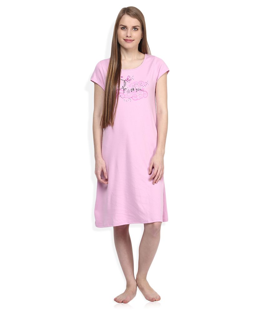 Buy Enamor Pink Nighty Online At Best Prices In India Snapdeal 2343