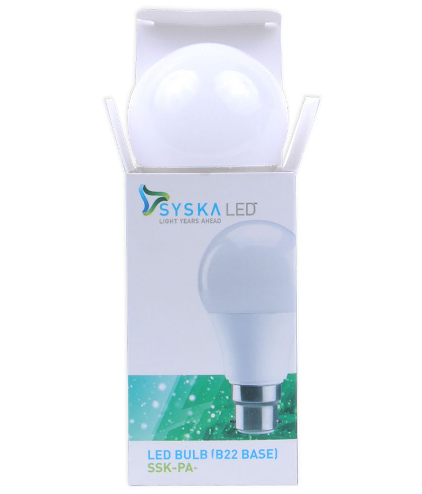 Syska 5W LED White Bulb: Buy Syska 5W LED White Bulb At Best Price In ...