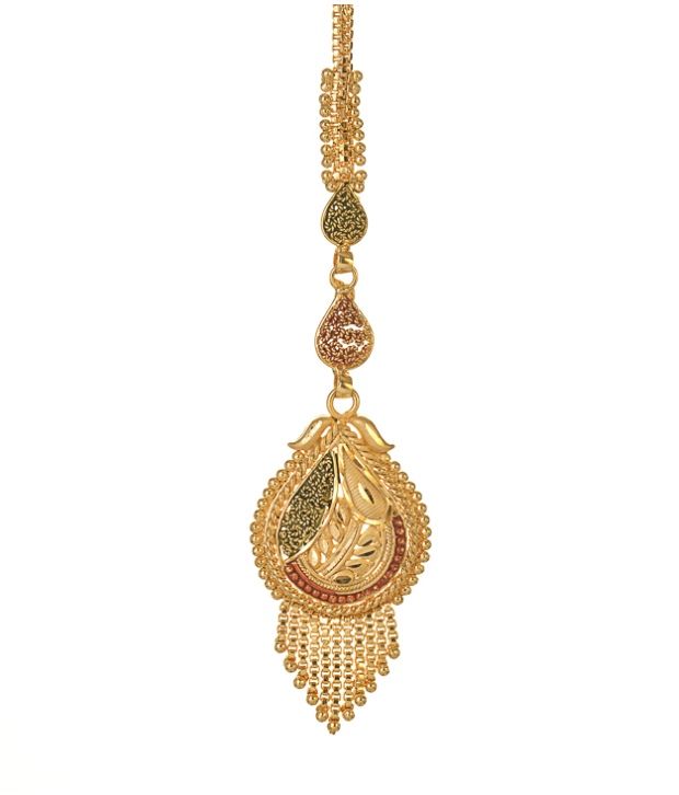 Gold maang tikka rate Clearance