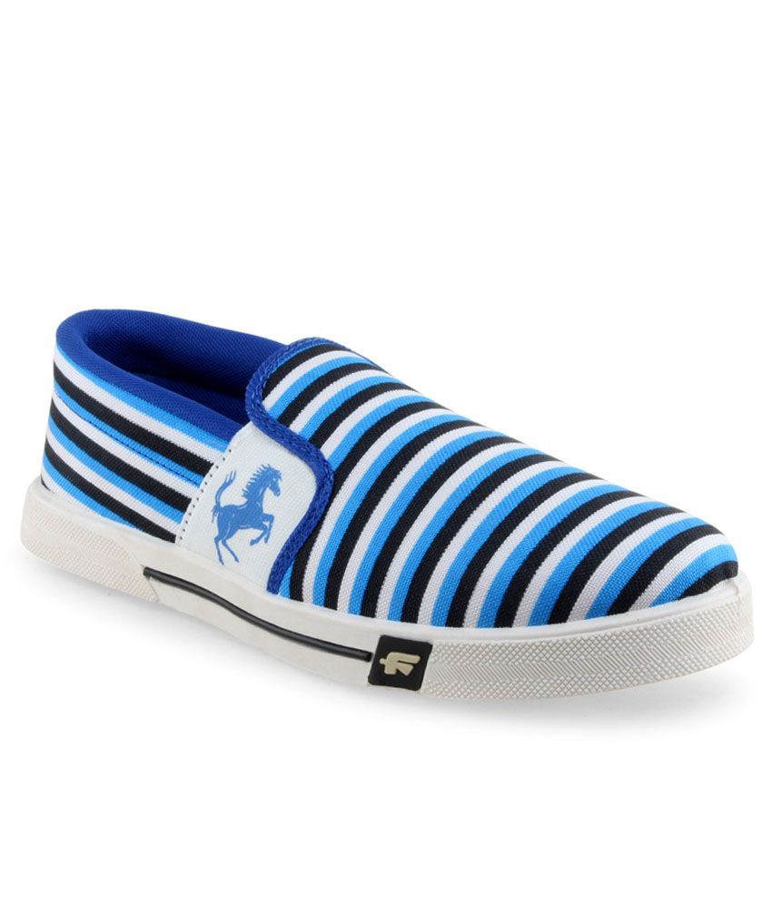 Fashion Blue Smart Casuals Shoes 