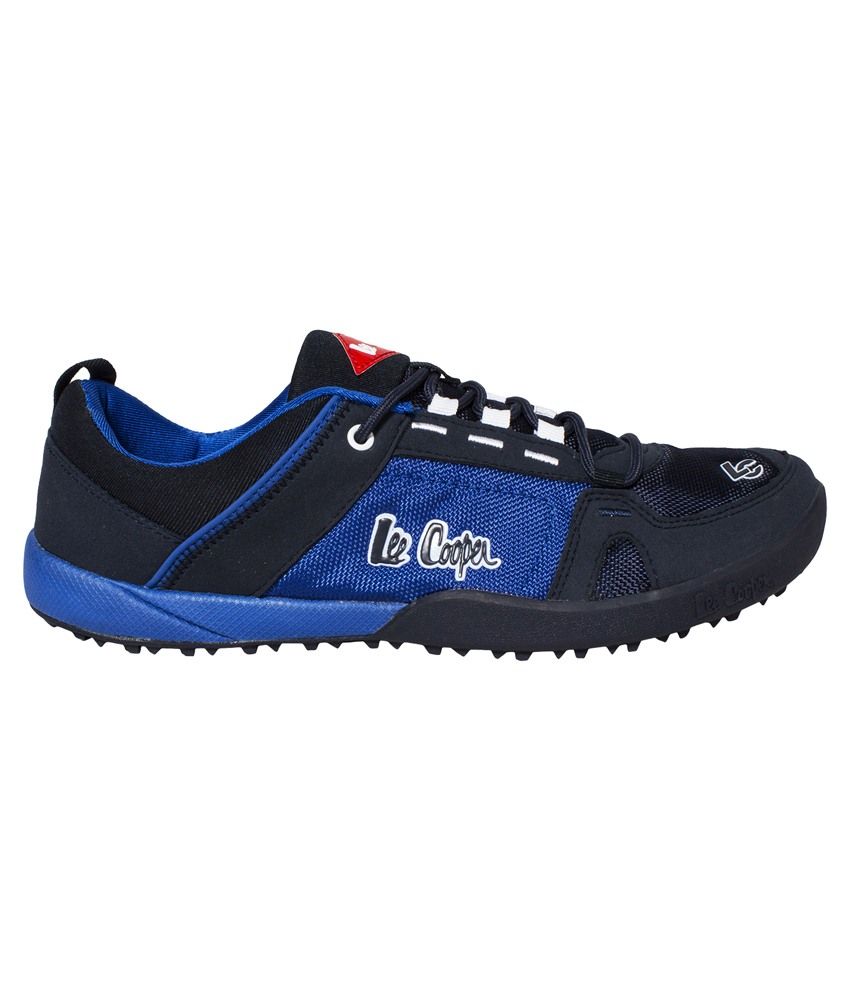 lee cooper navy blue running shoes