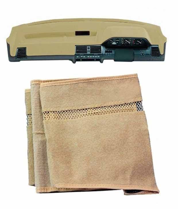 Autostark Beige Velvet Car Dashboard Cover For Renault Kwid Buy