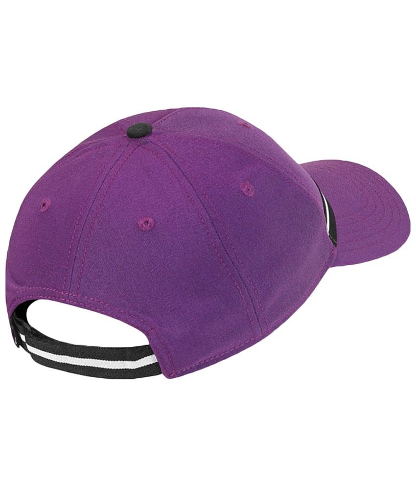 purple golf hat