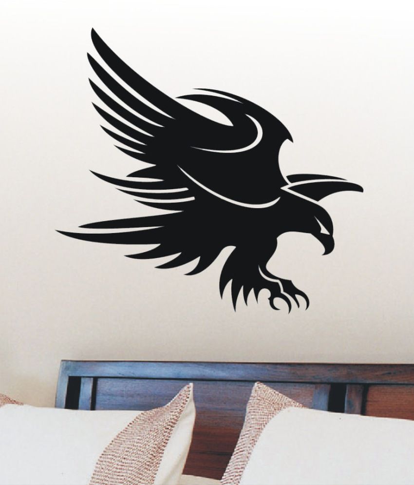     			Decor Villa Black Pvc Wall Stickers