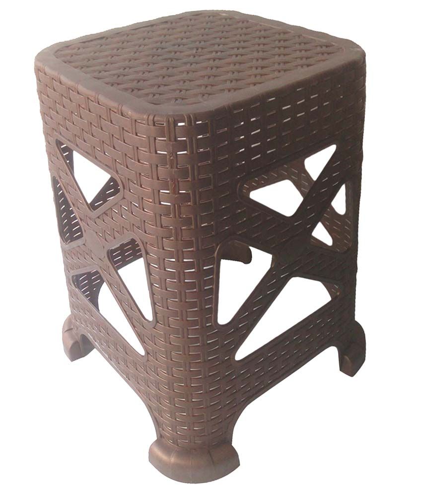 Samruddhi Brown Plastic Stool Buy Samruddhi Brown Plastic Stool Online